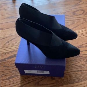 Stuart Weitzman black suede bootie size 8M